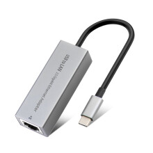 2500Mbps USB-Netwerkadapter Ethernet-Adapter 2,5Gbps Gigabit Lan USB C Naar RJ45-Netwerkkaart voor Laptop Windows TYPE-C