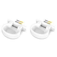 for Nest WiFi Pro Wall Mounting Bracket Intelligent Speaker Wall Storage Bracket Base, 2 PCS