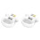 for  Nest WiFi Pro Wall Mounting Bracket Intelligent Speaker Wall Storage Bracket Base, 2 PCS 1