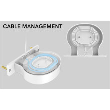 Para Nest WiFi Pro Suporte de Montagem Na Parede Suporte de Armazenamento de Parede de Alto-Falante Inteligente Base, 8 Peças