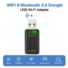 New AX900 USB WiFi 6 5.4 Adapter 2in1 Dongle Dual Band 2.4G&5GHz USB WiFi Network Wireless Wlan Receiver