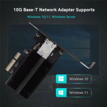 10GBps AQC113 PCIE Naar RJ45 Netwerkkaart 1G/2.5G/5G/10Gbps RJ45 Interface Ethernet Bekabelde LAN-Adapter voor Desktop Win10/11