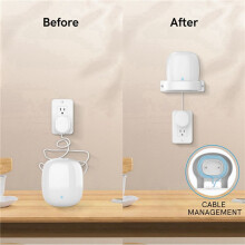 För  Nest WiFi Pro Väggmonteringsfäste Intelligent Högtalare Väggförvaringsfäste, 8 St