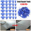450 Pcs Puller Tabs Paintless Dent Repair Tabs Glue Pulling Tabs Kit for Small Dent 7