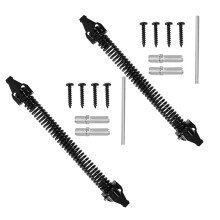 2X Tension Spring Adjustable Door Closer Automatic Door Closer Bar Door Closer Gate Springs Door Closer with 4 Screws