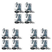12X Leveling Feet Heavy Duty Furniture Levelers Adjustable Table Leg Leveler with Lock Nuts