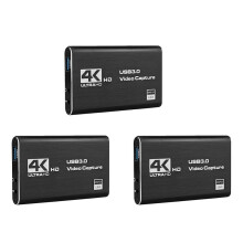 3X Carte de Capture VidéO Enregistrement D'Écran 4K Dispositif de Capture de Jeu USB3.0 1080P 60FPS