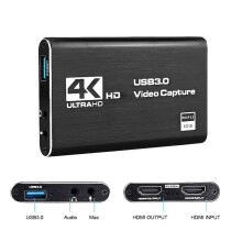 3X Karta Przechwytywania Wideo 4K Nagrywanie Ekranu UrząDzenie do Przechwytywania Gier USB3.0 1080P 60FPS