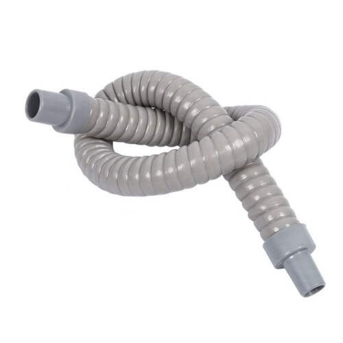 5pcs Plastic Water Drain Pipe Hose 60cm Long for Air Conditioner Gray 1