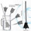 24 Pcs Resin Mixer Epoxy for Powerful Mixing Reusable Multipurpose Epoxy for Drill for Epoxy and Paint Mixer Drill 7