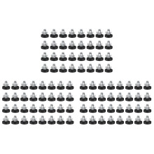 96 PCS M6 Thread Adjustable Furniture Levelers Screw in Chair Feet Adjustable Furniture Feet Leg Levelers