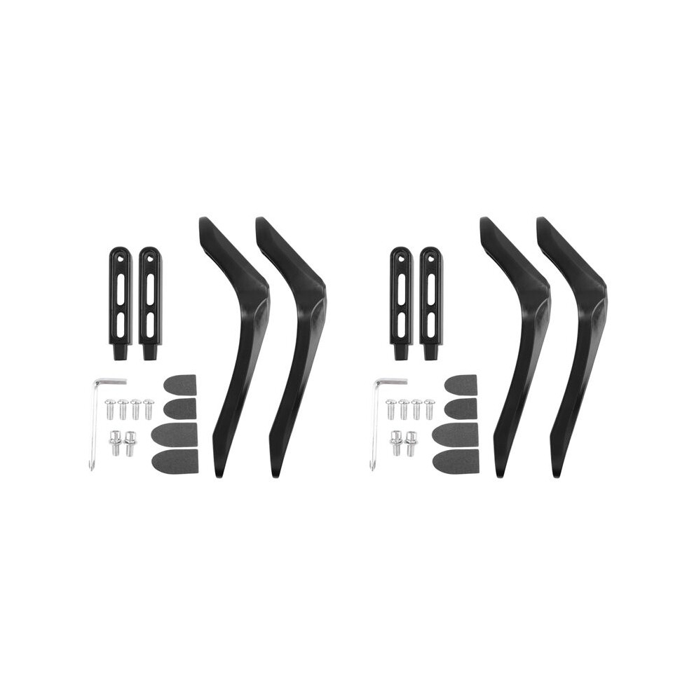 2X Steel Tv Base For Lcd Pedestal Screen Stand Home Universal Monitor Riser For 32 To 65 Inches 6032698070724