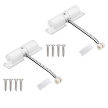 2X Automatic Door Closer, Zinc Alloy Safety Spring Door Closer Adjustable 30 Kg Closing Door Hinge