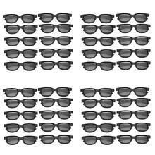 40Pcs Polarized Passive 3D Glasses for Cinema IMIX Screen