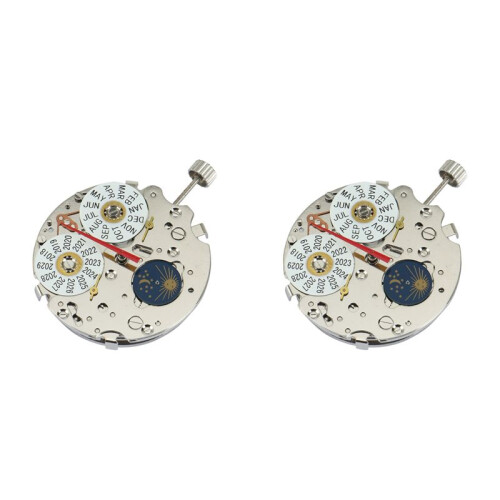 2X Multifunctional Moon Phase Day Date Seagull ST1655 Automatic Mechanical Movement