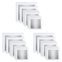 Drywall Repair Kit 48 Piece Drywall Patches Aluminum Drywall Patch Repair Kit Mesh Drywall Patch Kit (2/4/6/8 Inch)