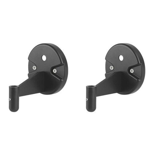 2X Adjustable Bracket Wall Mounted Microphone Support Fixed Base Punching Holes Universal Microphone and Light Holder