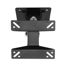 4X Soporte de Montaje en Pared Universal para Pantalla LED LCD de 15-27 Pulgadas Monitor Ajustable en Altura Pared Retráctil para Soporte de TV VESA