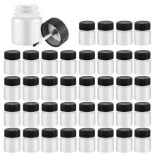 120 Pieces Touch Paint Bottles 30 Ml Empty Touch Paint Container with Brush & Mixing for Chip Repair Car