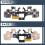 2X Ergonomic Micro- Tactile Clicky Hair Trigger Kit for PS5 Controller BDM-030/040/050 12Key A 9