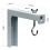 4Pcs Projector Curtain Hanger Projector Screen L-Bracket Mounting Hanger Holder Adjustable Extension Mount Stand 10