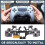 2X Ergonomic Micro- Tactile Clicky Hair Trigger Kit for PS5 Controller BDM-030/040/050 12Key A 7