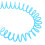 20Pcs Spiral Binding Coil Set 13mm Diameter Large Capacity Blue 11