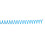 20Pcs Spiral Binding Coil Set 13mm Diameter Large Capacity Blue 12