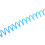 20Pcs Spiral Binding Coil Set 13mm Diameter Large Capacity Blue 6