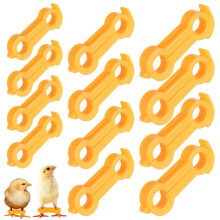 12Pcs Baby Chick Splay Leg Hobble Brace, Baby Chick Leg Hobbles, Poultry Leg Bands, Chicken Hobble Braces