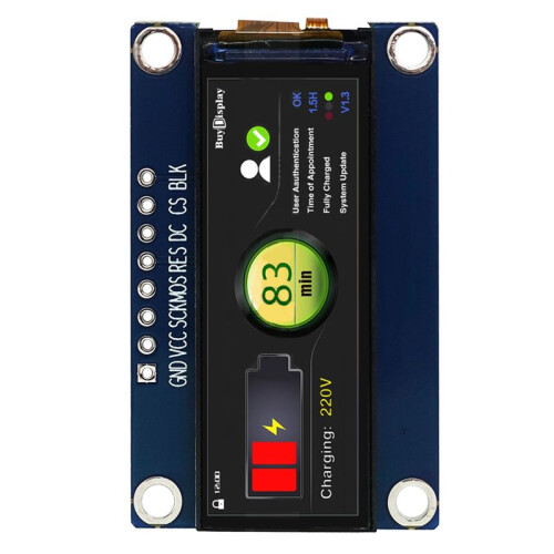 1.65 Inch 142x428 IPS TFT LCD Display Module Color Screen Module for  for Raspberry PI