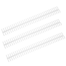 10 Stück 34-Loch Kunststoff-Ordungsringen 12 mm Durchmesser Transparent lose Blattschlaufe