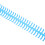 34 Hole Blue Plastic Split Binding Spine 12mm 85 Sheets 6