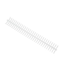 10 Spiral Binding Coils for 130 Sheets 30 Holes 16mm Diameter Clear Spine Set