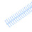 10pcs Spiral Coil Binding Kit 130 Sheets 16mm Diameter Light Blue Spine Comb 10