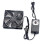 Cooling Fan Belt Controller Multi Functional Chassis Workstation Cabinet Cooling Service Station Cooling Fan US Plug 1