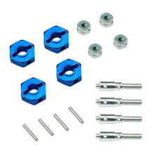 LD-P06 5Mm To 12Mm Metal Combiner Wheel Hub Hex Adapter for LDRC LD-P06 LD P06 Unimog 1/12 RC Truck Car Upgrades Parts