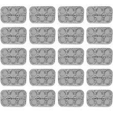 20 Pack 6-Cup Aluminum Muffin Pans - Cupcake Aluminum Pans, Favorite Muffin Size for Baking Cupcakes