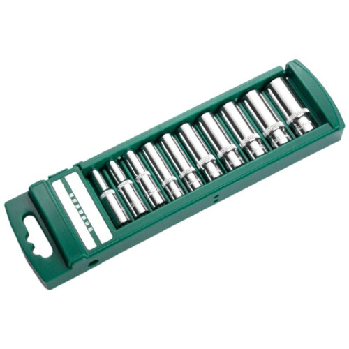 10 Pieces Of 1/4Inch External Socket with Long Hexagonal Socket  and Combined Ratchet Wrench Tool