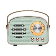 Wireless Retro Speaker Radio, Outdoors Portable Speaker Supports TWS Pairing/U-Disk/TF Card/AUX
