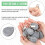 12 Pieces Tablecloth Weights Tablecloth Pendant Teardrop Shape Table Cover Weights Stone Table Weights Hangers 2