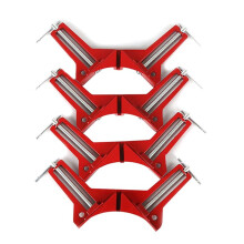 4Pcs 90 Degree Right Angle Clip, Angle Frame Corner Clamp Fixed Woodworking Frame Clamp for Glass Holder