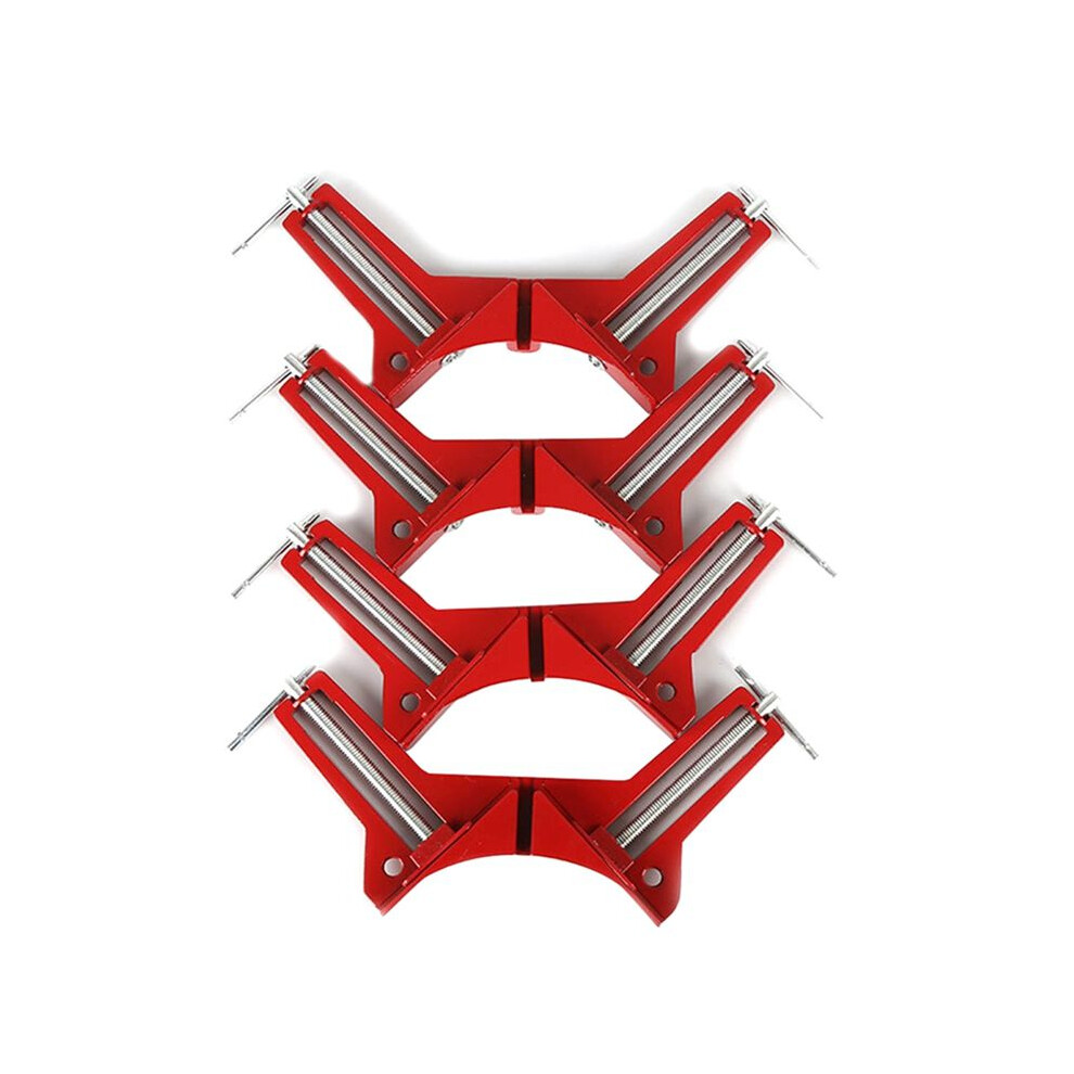 4Pcs 90 Degree Right Angle Clip, Angle Frame Corner Clamp Fixed Woodworking Frame Clamp For Glass Holder 4713276759430