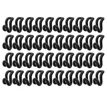 Clothes Hanger Connector Hooks,Flocking Hanger Hooks Space Saver Duty Clothes Hangers Hooks for Closet Organizer, 40PCS