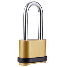 Long Combination Lock, Padlock, Extended Lock Hook Bottom, Four Zinc Alloy All-Metal Long Hook Combination Lock