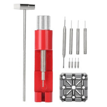 11 Pezzi Watch Link & Pin Remover Kits Watch Band Tool Remover Regolabile Watch Repair Tool Cinturino in Metallo Accessorie Braccialetto