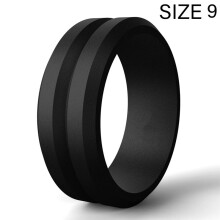 8Mm Populaire 7-14 Taille pour Hommes Femmes Anneaux de Refroidissement en Silicone Anneau de Mariage en Silicone Sports de Plein Air Environnementaux