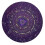 Divination Mat,  Round Shape Starry Sky Letter Rubber Astrology Pendulum Mat(Size:8.66 Inches) 2