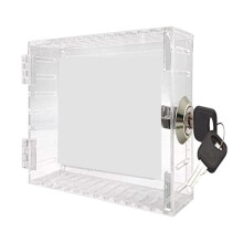 Thermostat-SchließKasten, Universelle Thermostatabdeckung mit Schlosskastenschutz und SchlüSsel für Thermostat An der Wand zu Hause