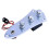 3 Jazz JB Bass Loaded Wired Control Plate för 3-SträNgad Basgitarrdelar JB-09CR 4